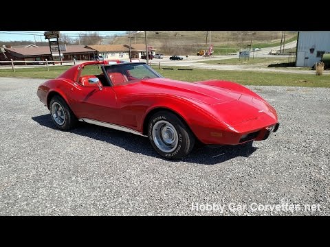 1977 Red/Red Corvette T Top Auto Video