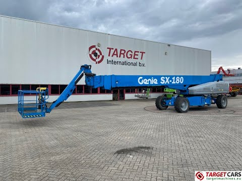 782118 GENIE SX-180 TELESCOPIC SX180 4x4x4 BOOM WORK LIFT W/JIB DIESEL 5686CM 10-2014 S18015-216