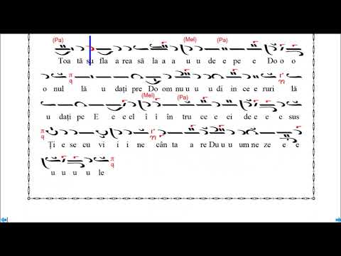 Laudele (Glasul1), Anastasimatar V. Ojog - versiune instrumentală (Melodos) – clip 10