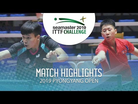 [2019 ittf 평양오픈] Feng Yi-Hsin vs Ri Jong Sik   2019.7.26
