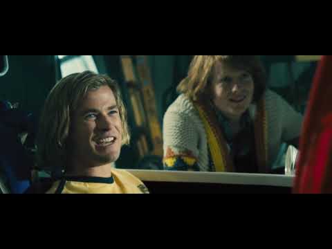 RUSH (2013) | James Hunt gets F1 car (surprise) | Kinoman