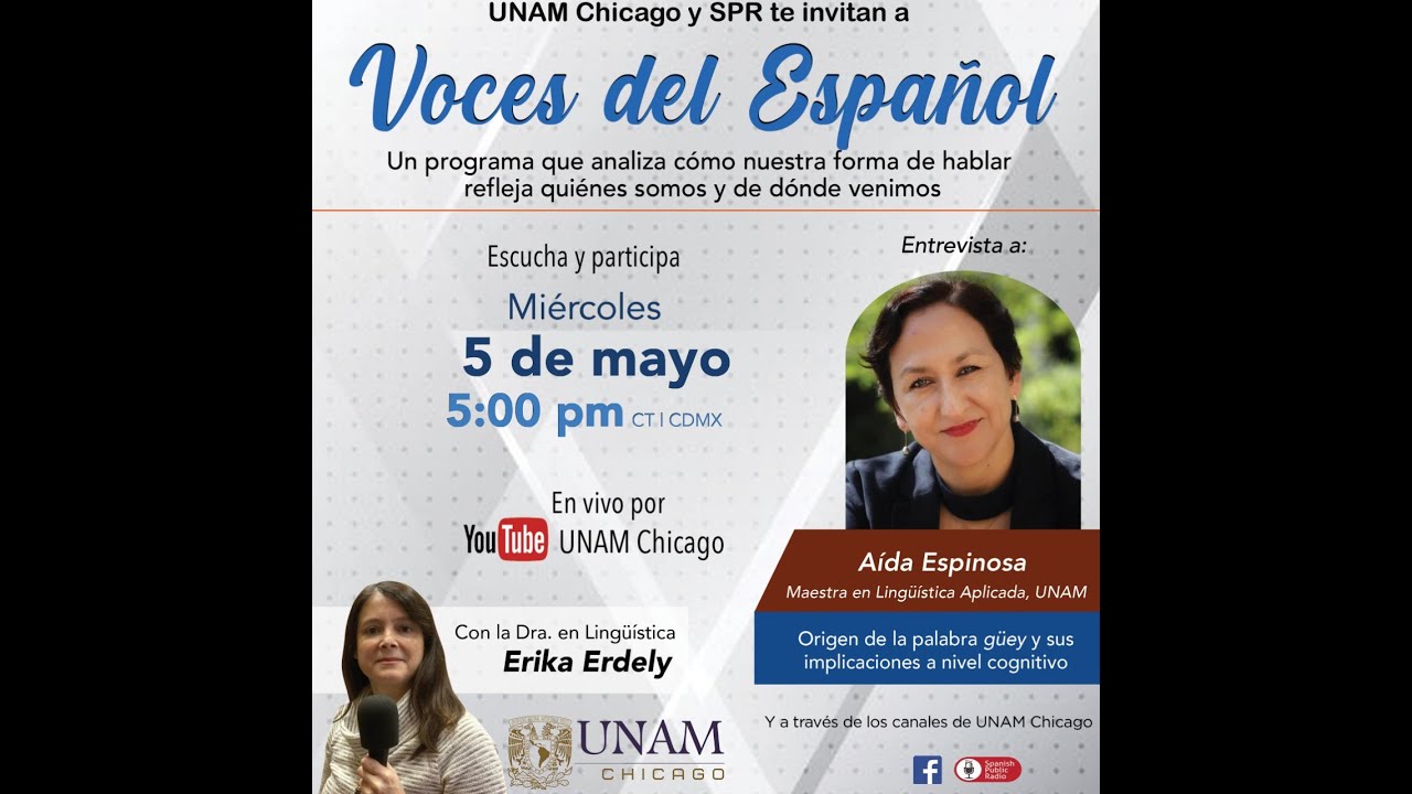 VOCES DEL ESPAÑOL 072 Invitada Mtra Aída Espinosa