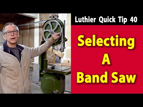 Selecting A Band Saw