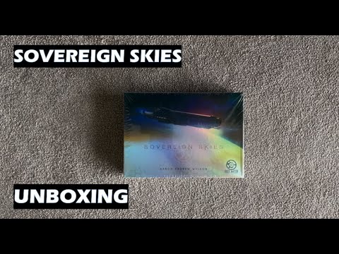 Sovereign Skies board game unboxing