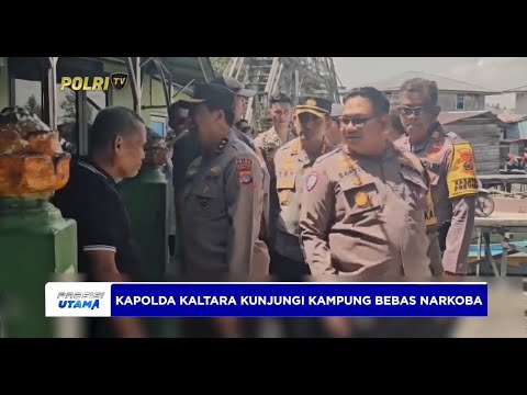 KAPOLDA KALTARA KUNJUNGI KAMPUNG BEBAS NARKOBA