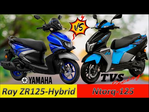 TVS NTORQ 125 vs Yamaha RayZR 125 Fi Hybrid Comparision