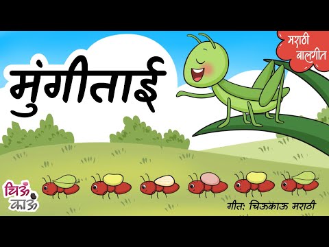 मुंगीताई | Mungiche Gane | Mungitai | Marathi Balgeet | Badbad Geete | Mulanchi Gani | Chiukau