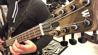Video thumbnail for Warwick Streamer CT 8 string bass guitar - recording an idea by Hardys Rock Café