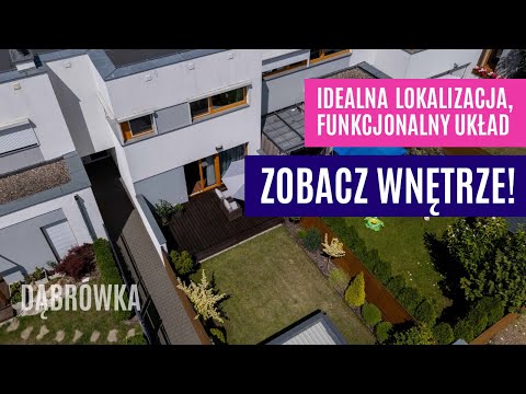 Dąbrówka – komfortowy dom szeregowy z ogródkiem | Sprawdź wnętrze!