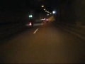 nachts durch den Rheinufer-Tunnel 