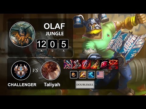Grell Estral Esports Jungle Olaf vs Taliyah - LOL NA Challenger Season 11 Patch 11.20