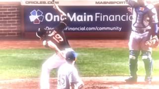 Showalter gets tossed after Davis' HBP 1