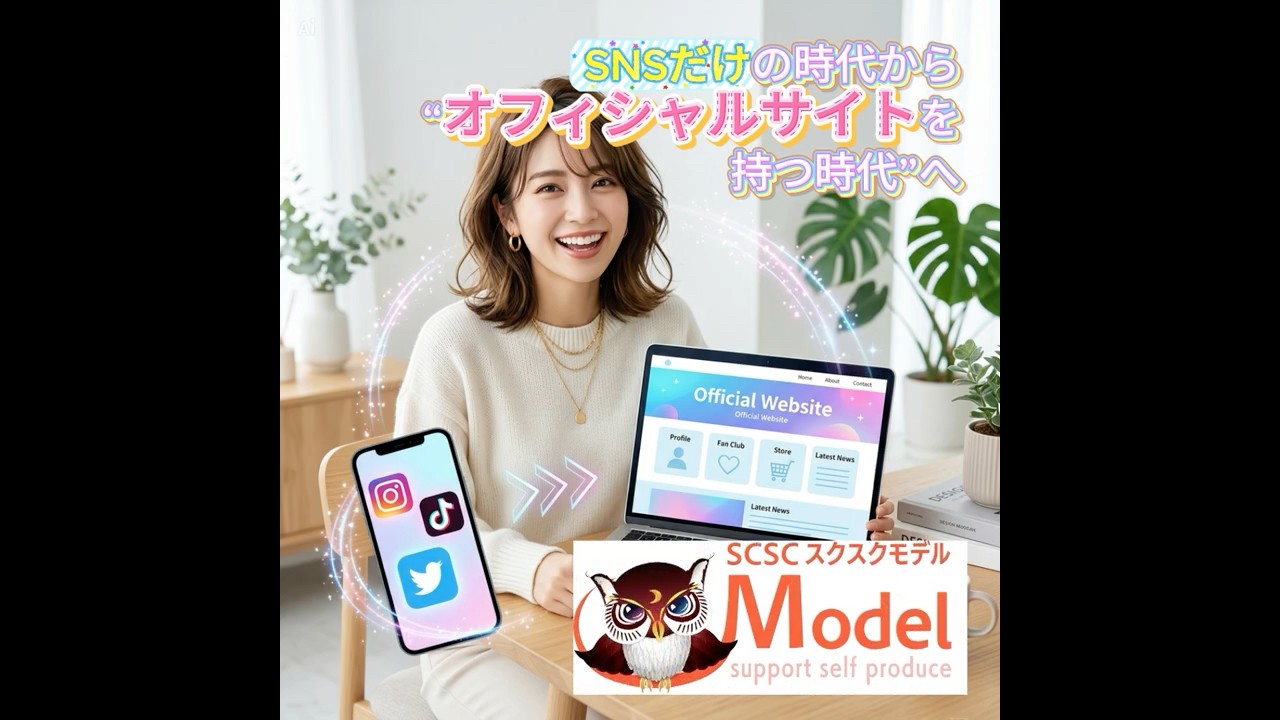 <p>あの子も持ってる、</p><p>自分専用オフィシャルサイト。</p>