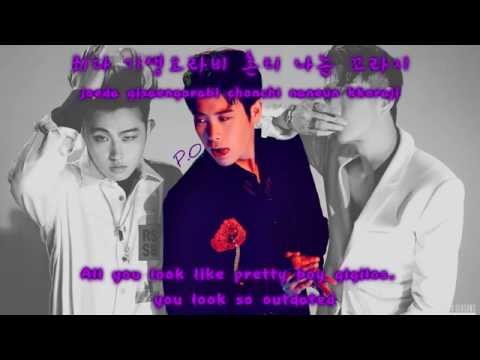 블락비 바스타즈(Block B - BASTARZ)   품행제로 (LYRICS color coded) [HAN/ROM/ENG]