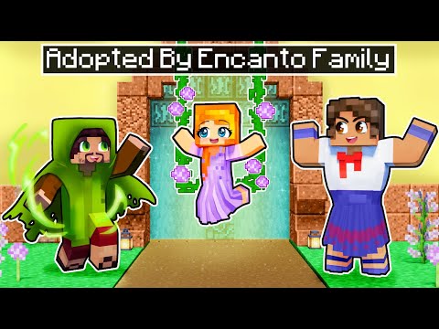 Adopted by the ENCANTO FAMILY in Minecraft!
