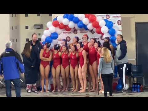 01-17-23 Beckman Girls - Senior Day  - Team Photo #swimming #waterpolo