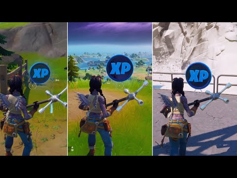 All Blue Xp Coins locations (Week 3) - Secret Xp coins Fortnite Chapter 2 Season 3