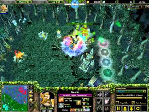 Tresdin killing fountain alone