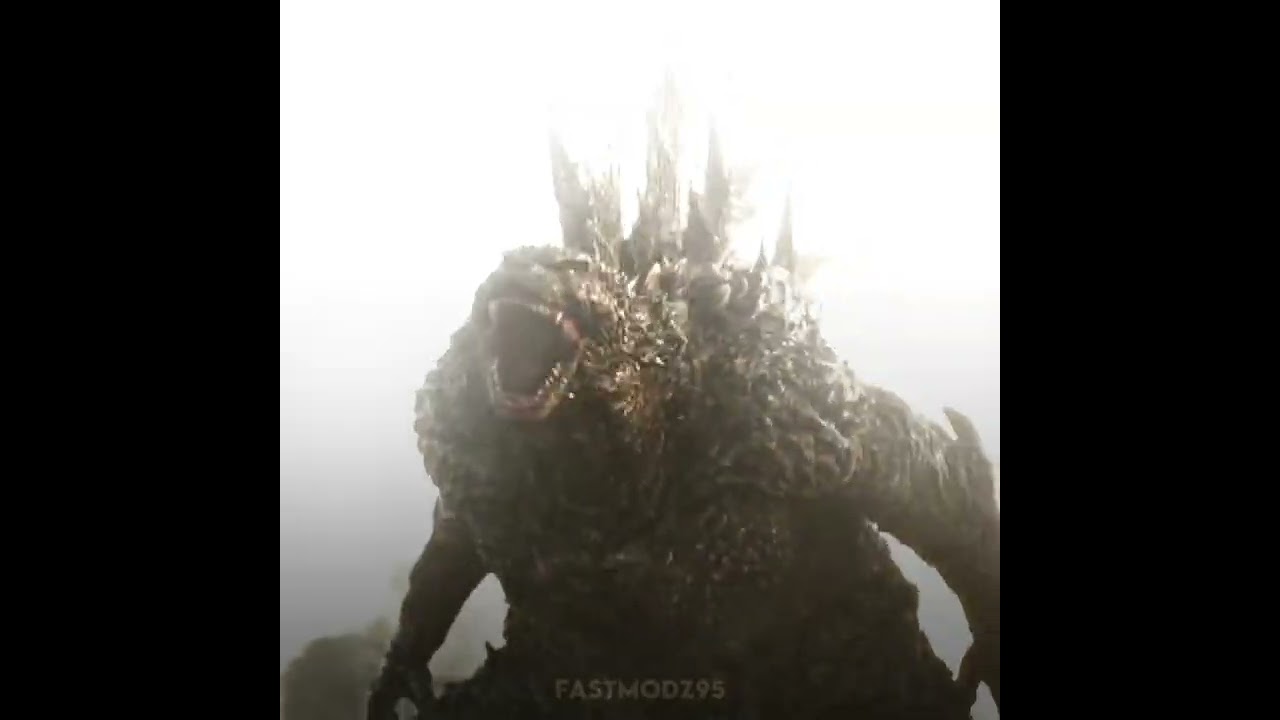 Godzilla Minus One edit | Farben - Orange Sector (super slowed) | #godzilla #edit #aftereffects