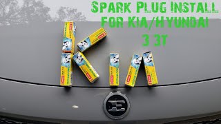 Spark Plug install for the 3.3T Kia Stinger,Genesis G70,G80 & G90