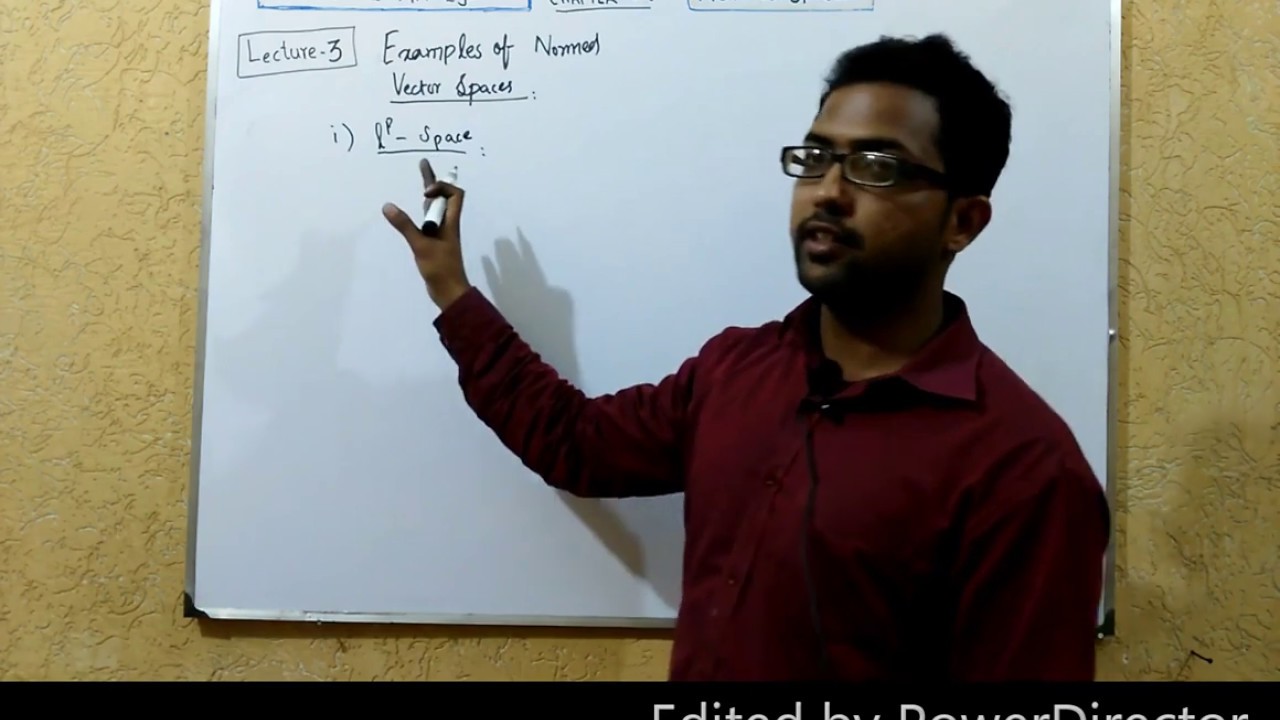 Functional Analysis ||  Examples of Normed Vector Space