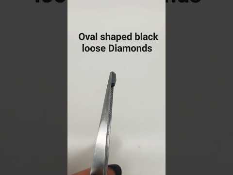 5 ct (1.0gm) Natural Black Diamond, For Jewelry, Size: 25 mm at Rs  4000/carat in Jaipur