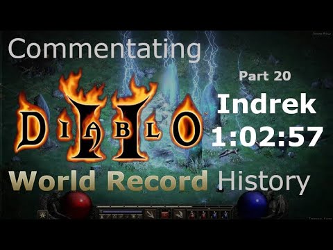 Commentating Diablo 2 World Record History - Part 20 - 1:02:57 by Indrek (Sorceress)