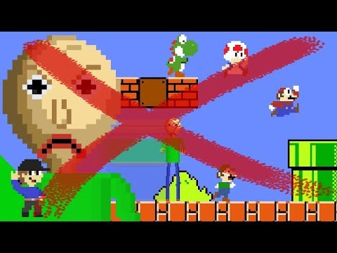 Baldi would NOT be OP in Super Mario Bros. Level UP Debunked (Mario vs Baldi's Basics Animation)