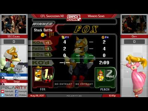 CFL Smackdown 141 Melee - SS | Colbol (Fox) vs Oaty (Peach) - Winners Semis