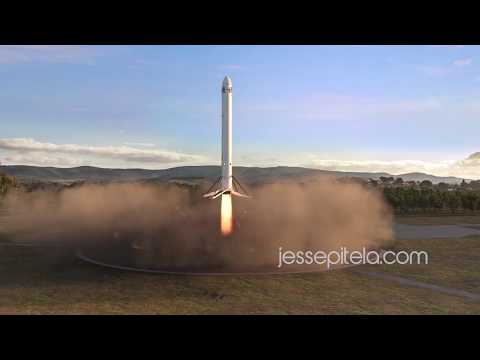 Rocket Landing 3D Animation by #RedefineFX