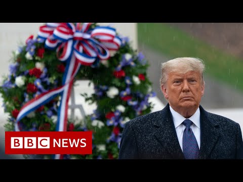 美國總統特朗普現身退伍軍人節活動 - BBC News (President Trump appears at Veterans Day event - BBC News)