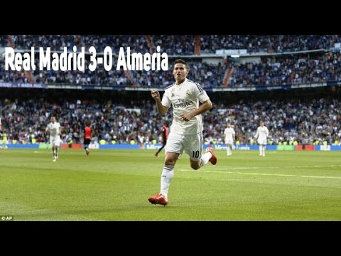 Real Madrid vs Almeria 3-0 all goals 29/04/2015