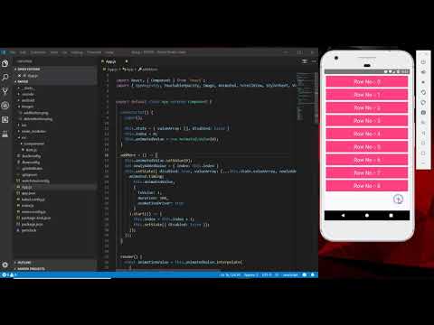 React Native dynamically Add View Component on Button Click with Animation