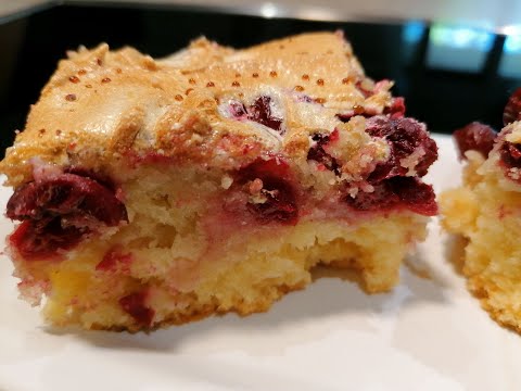 Вишневый пирог с безе моей свекрови/ Kirsch Baiser von meiner Schwiegermutter
