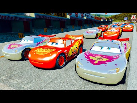 Lightning McQueen vs Lightning McQueen Silver Edition at Nardo Speed Ring