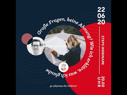 Große Fragen, keine Ahnung? – Wie ich erkläre, was ich glaube – Online-Seminar