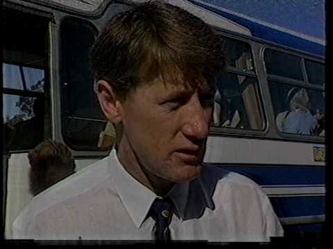1984 Sydney GF - Parra fans hit the buses