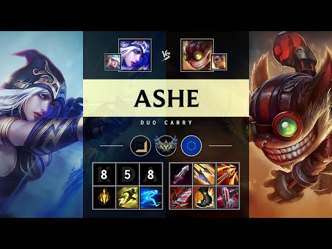 Ashe ADC vs Ziggs - EUW Challenger Patch 25.08