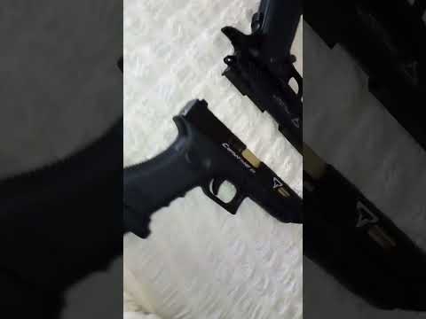 Taran Tactical Combat Master G34 & 2011 Gel Blaster Gas Blowback Pistols