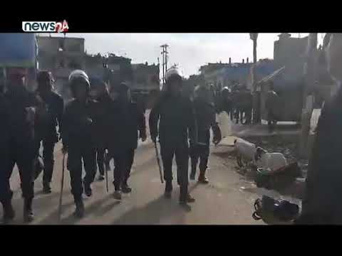 सुर्खेतको वीरेन्द्रनगरमा कर्फ्यु जारी - NEWS24 TV