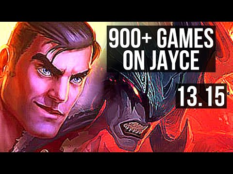 JAYCE vs AATROX (TOP) | 900+ games, Godlike, 900K mastery | KR Master | 13.15