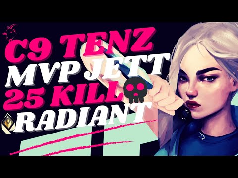 C9 TENZ JETTMVP GAMEPLAY ON ICEBOX - VALORANT