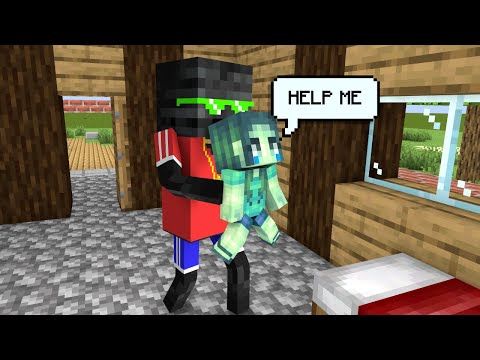 Baby Zombie Girl is Missing - Minecraft Animation