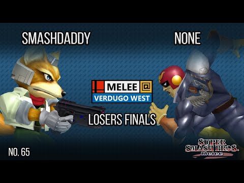 Melee @ Verdugo #65 - Smashdaddy (Fox) VS n0ne (Captain Falcon) - SSBM - Losers Finals