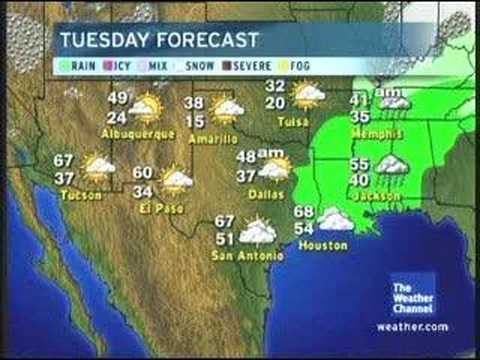 Weather Channel Error - Jan 22, 2008 - 1:20 AM ET