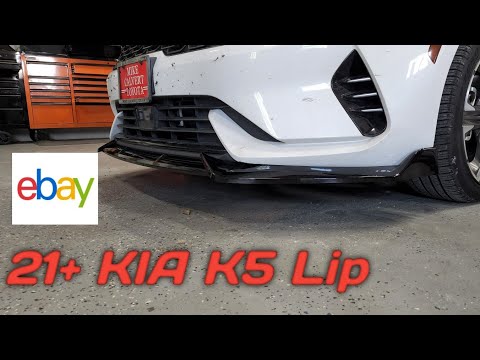 Kia K5 Front Lip Install