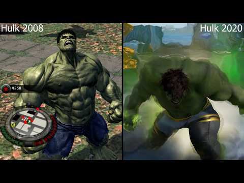 Marvel's Avengers Hulk 2020 Vs The Incredible Hulk 2008 | Comparison