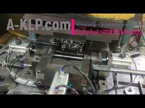 90 degree bend angle stainless steel tube lugs Fully automatic Cable Lug Machines