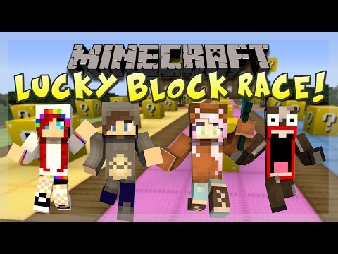 Minecraft Lucky Block Race: I'M VERY UNLUCKY! w/ Phoenixgg, Zesty Mike & Scott!