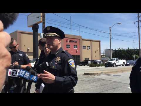 SFPD Chief Suhr speaks to media after shooting at Bayview